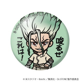 Dr.STONE)石神千空｢唆るぜ これは!｣/小缶バッジ – B-SIDE LABEL