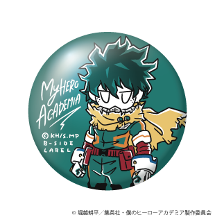 (ヒロアカ)デフォルメ緑谷 出久/小缶バッジ