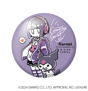 サンリオキャラクターズ)クロミ&プロミカ紫/小缶バッジ – B-SIDE LABEL