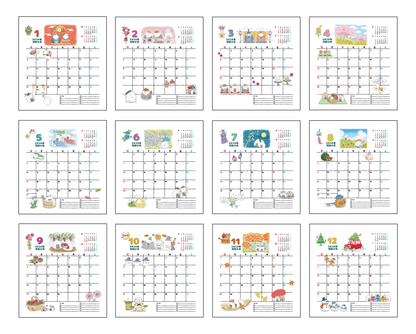 2026まがおじるしのおにぎり屋さん/カレンダー