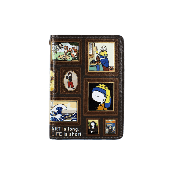 真顔絵画/カードケース