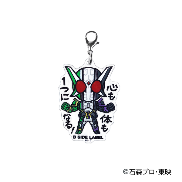 (仮面ライダーシリーズ)仮面ライダーW サイクロンジョーカーエクストリーム｢心も体も1つになる!｣/チャーム