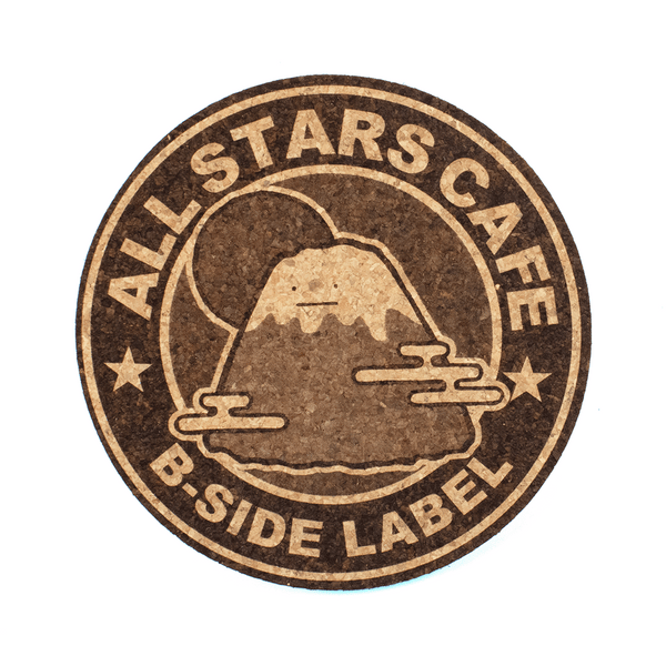 真顔富士山&桜/コースター