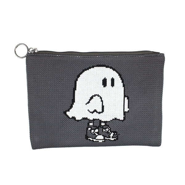 スニーカーおばけ/ジャガードポーチ
