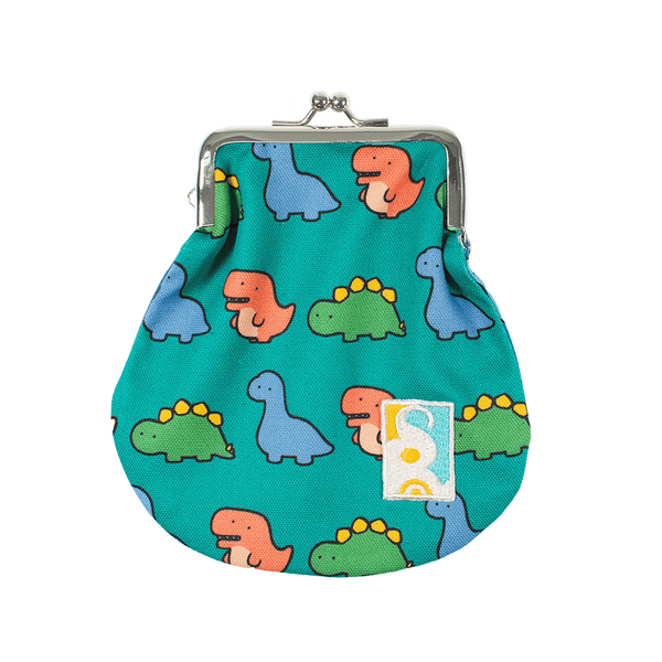 恐竜集合/がま口