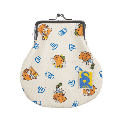 温泉カピバラ/がま口