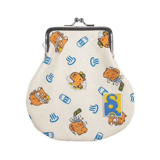 温泉カピバラ/がま口