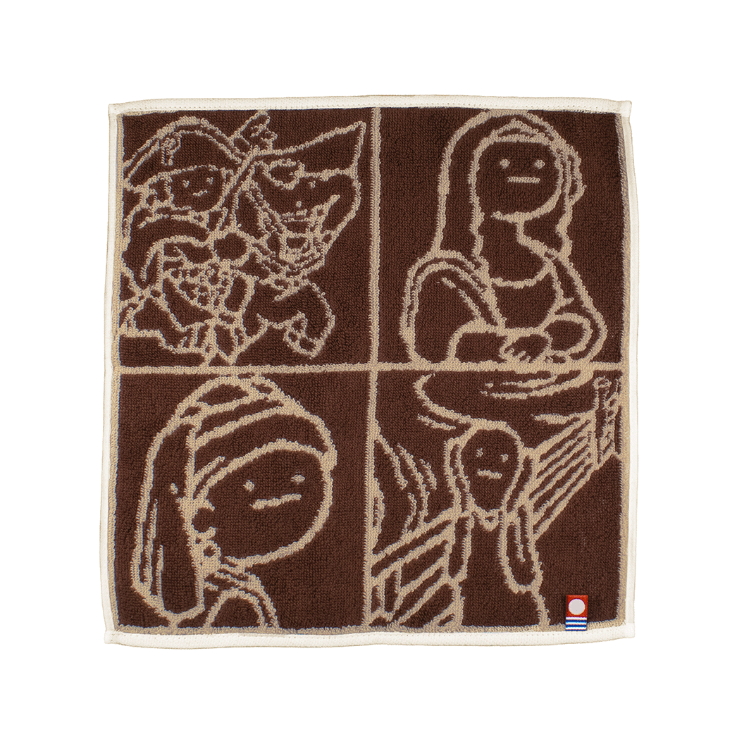 まがお名画/今治産ハンドタオル