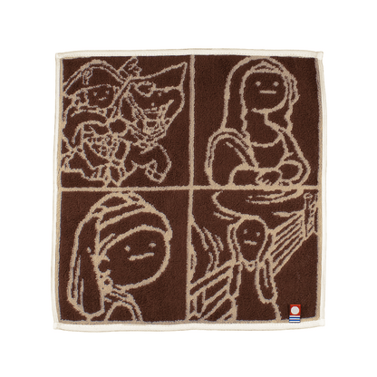 まがお名画/今治産ハンドタオル