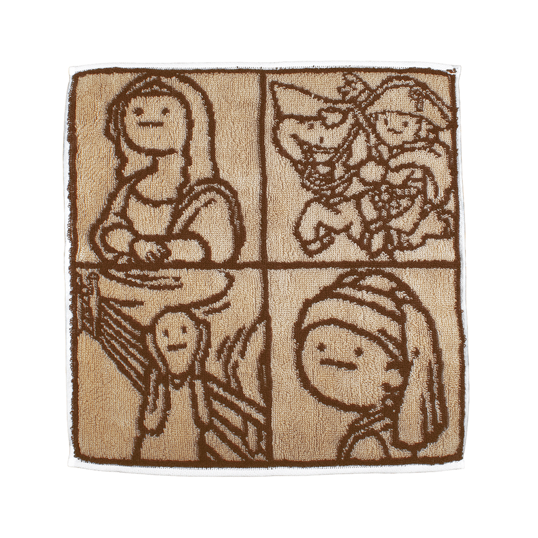 まがお名画/今治産ハンドタオル