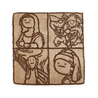 まがお名画/今治産ハンドタオル