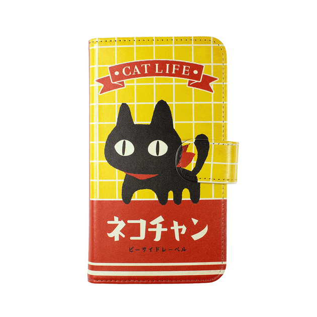 【ひろ坊様★】Sサイズ★黒猫いちごのケース 鋭目猫/マルチタイプ手帳型ケース – B-SIDE LABEL