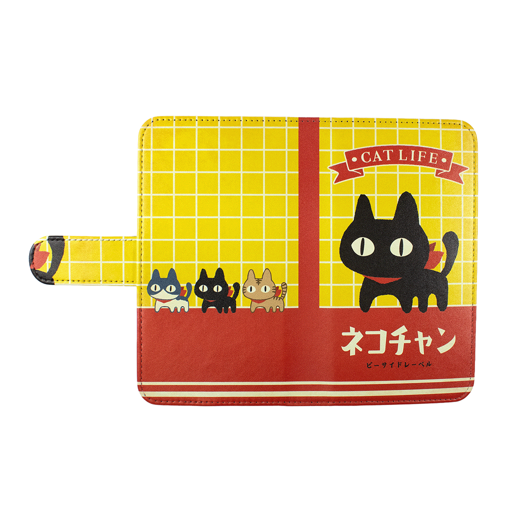 鋭目猫/マルチタイプ手帳型ケース