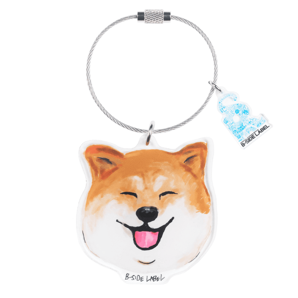 柴犬笑顔/キーリング