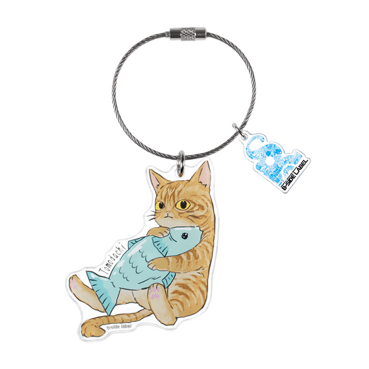 猫と友達の魚/キーリング
