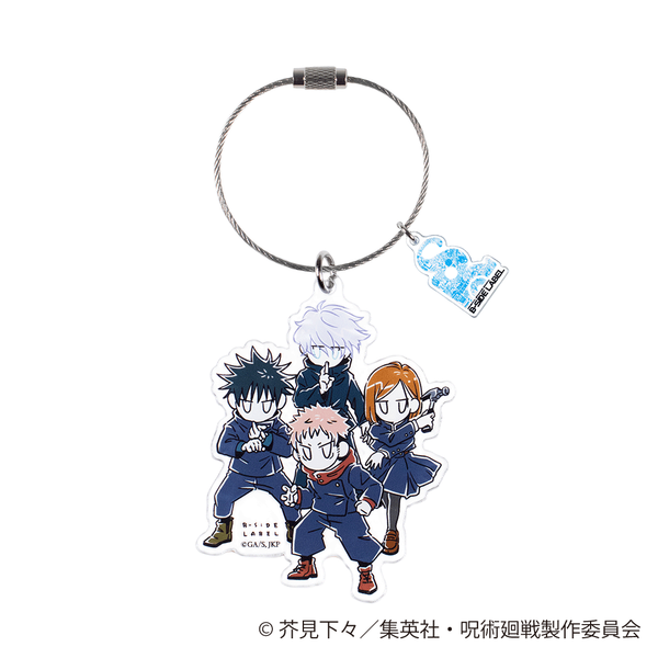 (呪術廻戦)デフォ 虎杖,伏黒,釘崎,五条/キーリング