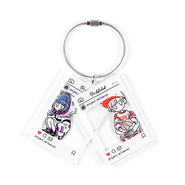 SALAD DAYS(赤紫)/カサネルキーリング