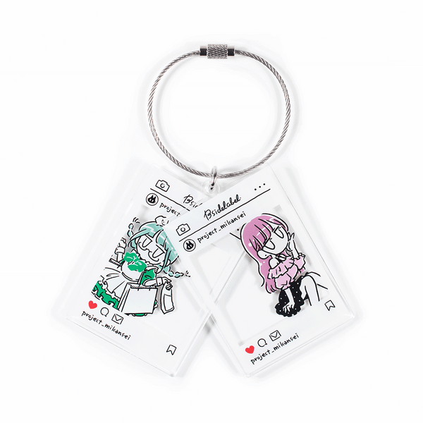 SALAD DAYS(桃緑)/カサネルキーリング