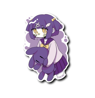 ぴえん女子(紫)
