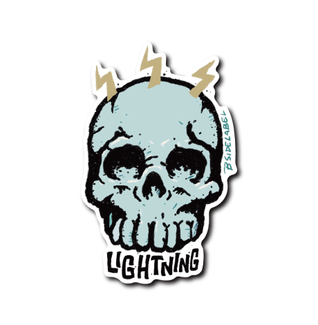 LIGHTNING SKULL(青)