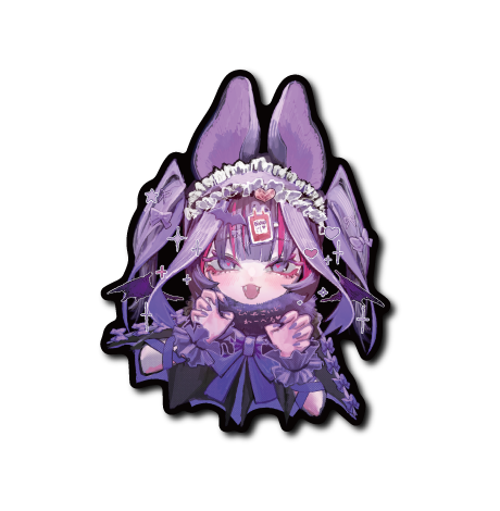 吸血コウモリガール(黒フチ)