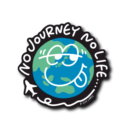 NO JOURNEY NO LIFE(白文字)