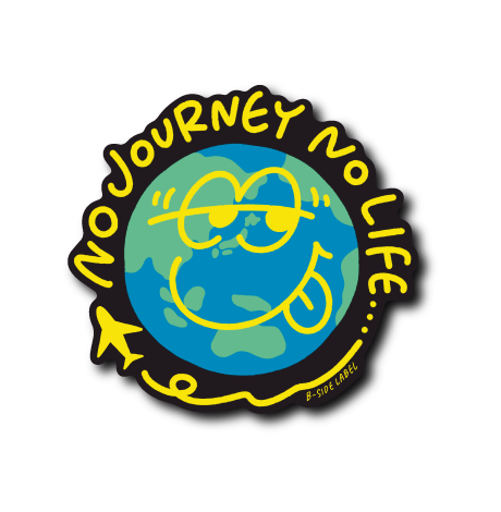 NO JOURNEY NO LIFE(黄文字)