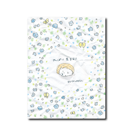 泣き虫ハリネズミ青花(四角)