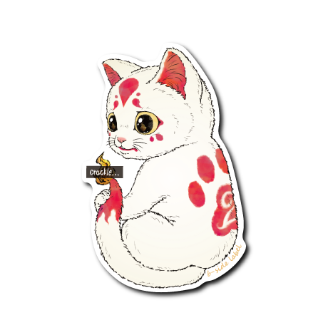 crackle猫妖怪(尻尾赤)