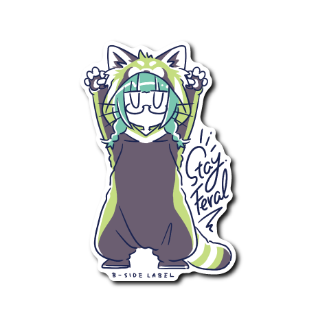 FERAL緑ガール(服カラー)