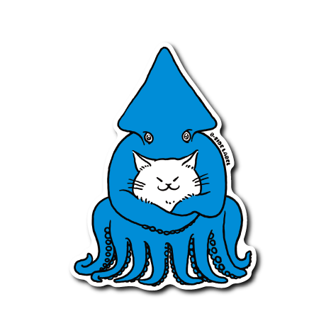 ネコかわいがり触手(青)