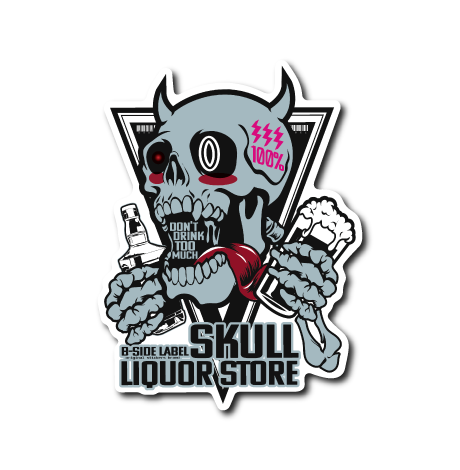 SKULL LIQUOR(白フチ)