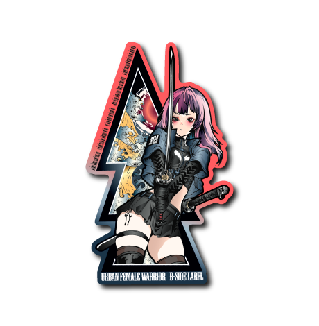 Urban female正面刀(色フチ)