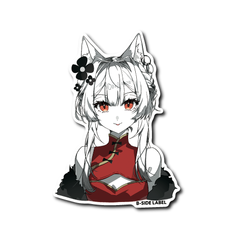 赤チャイナ猫娘