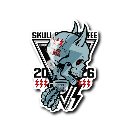 スカルチルコーヒー(白フチ)