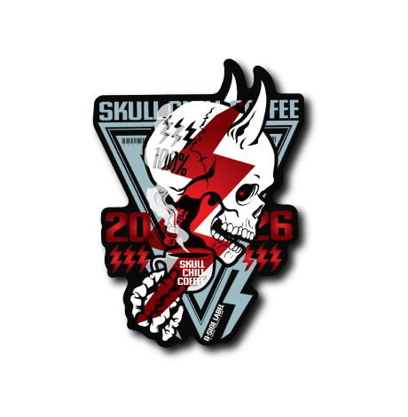 スカルチルコーヒー(黒フチ)