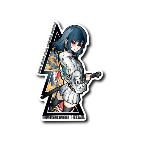 Urban female背面刀(白フチ)