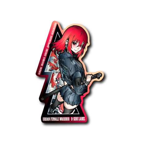 Urban female背面刀(色フチ)