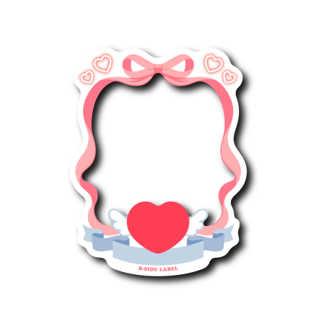 譲フレーム(文字なし赤)