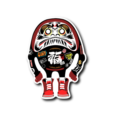 ブーツダルマ(黒)