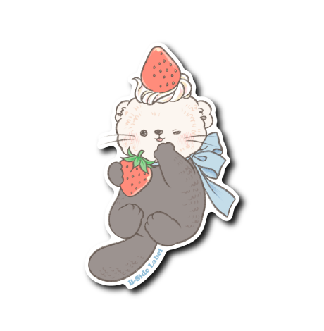 いちごラッコちゃん(青リボン)