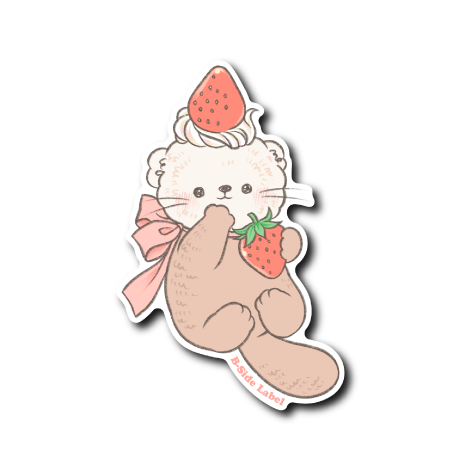 いちごラッコちゃん(赤リボン)