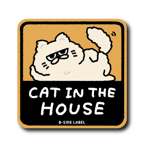 ジト目CAT IN(白)