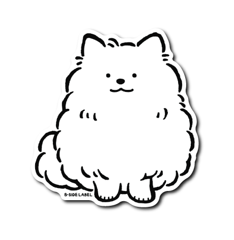 サモエド(口閉じ)