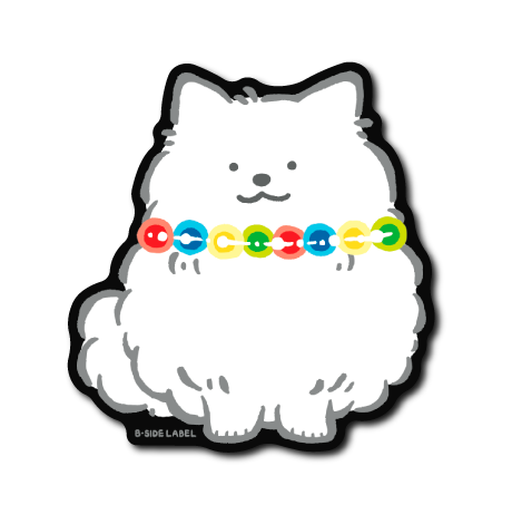サモエド(黒フチ)