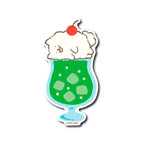 真顔メロンソーダ(サモエド)