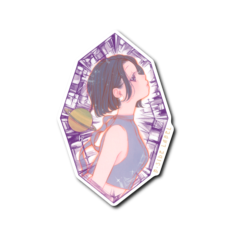 土星のお姫様(型抜き)
