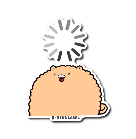ローディングポメラニアン(茶)