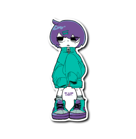 ゆるだぼジャージ(青髪)
