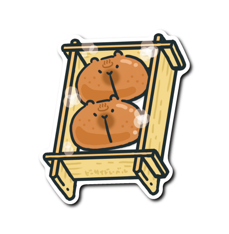 カピバラ饅頭(正面)